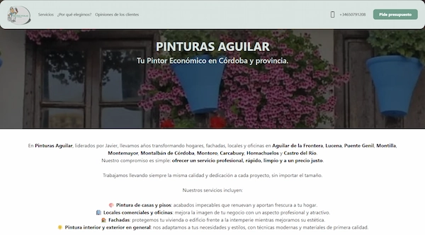Página web optimizada SEO