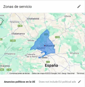 Señalar si es un anuncio político o no