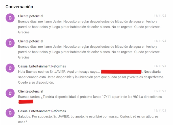 Contestar mensaje en LSA
