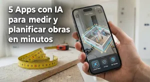 5 Apps con IA para medir y planificar obras en minutos