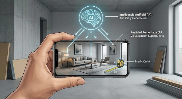 Cómo funciona la Inteligencia y la realidad aumentada para reformas